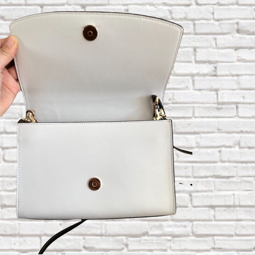 KATE SPADE • Carson Colorblock Saffiano Leather Convertible Crossbody - Picture 6 of 12